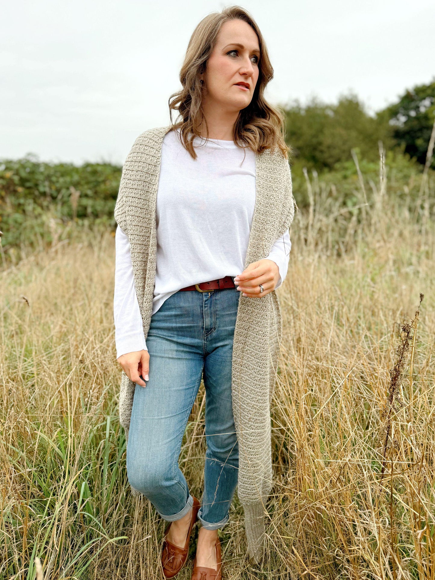 Crochet Sweater Scarf / Crochet scarf with sleeves / crochet wrap / Instant Download PDF Crochet Pattern Adult Sizes XS - 5XL
