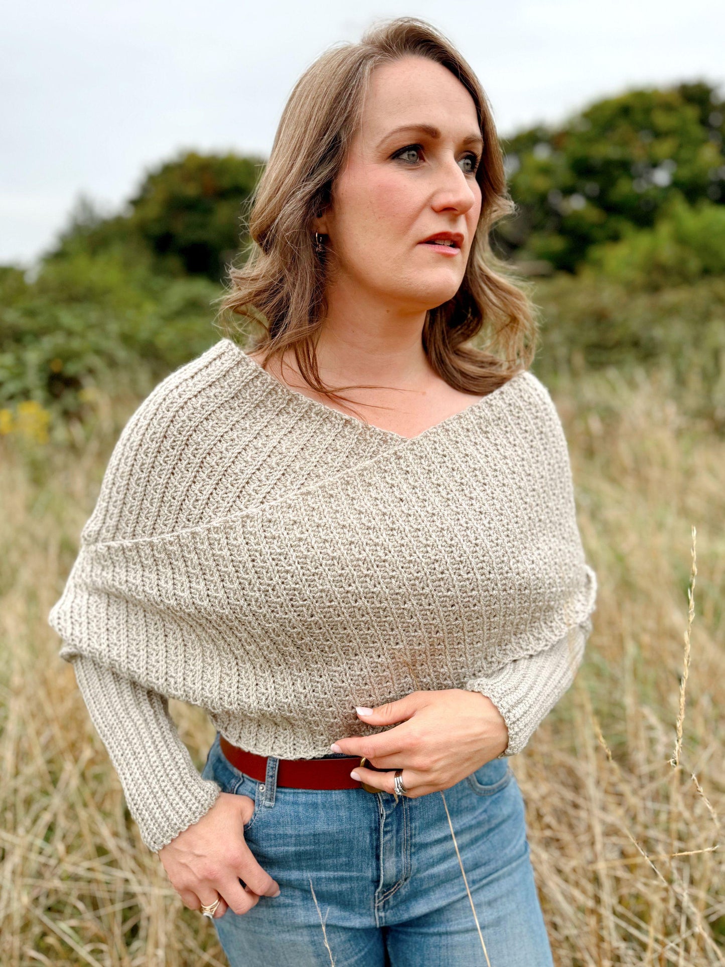 Crochet Sweater Scarf / Crochet scarf with sleeves / crochet wrap / Instant Download PDF Crochet Pattern Adult Sizes XS - 5XL