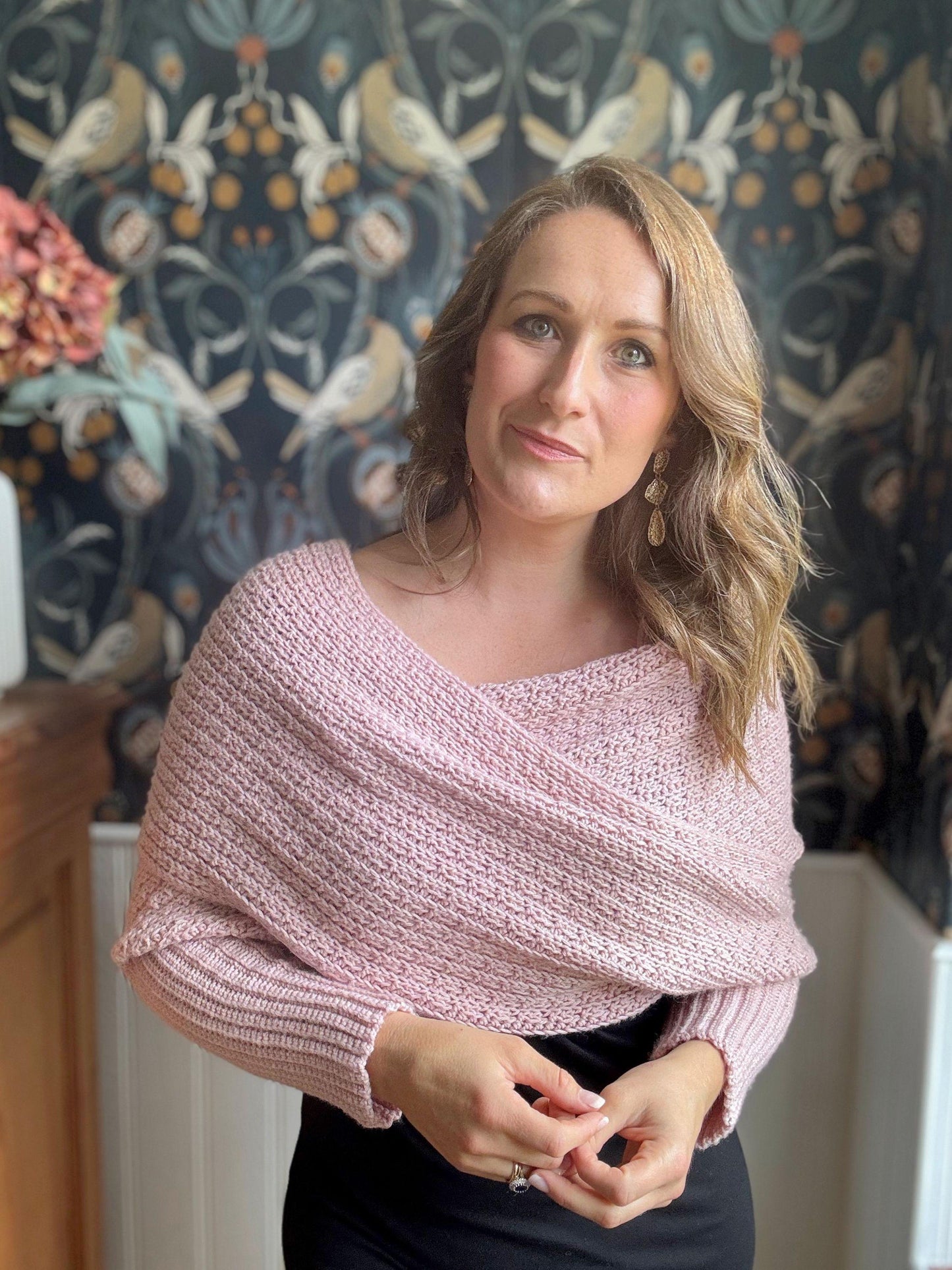 Crochet Sweater Scarf / Crochet scarf with sleeves / crochet wrap / Instant Download PDF Crochet Pattern Adult Sizes XS - 5XL