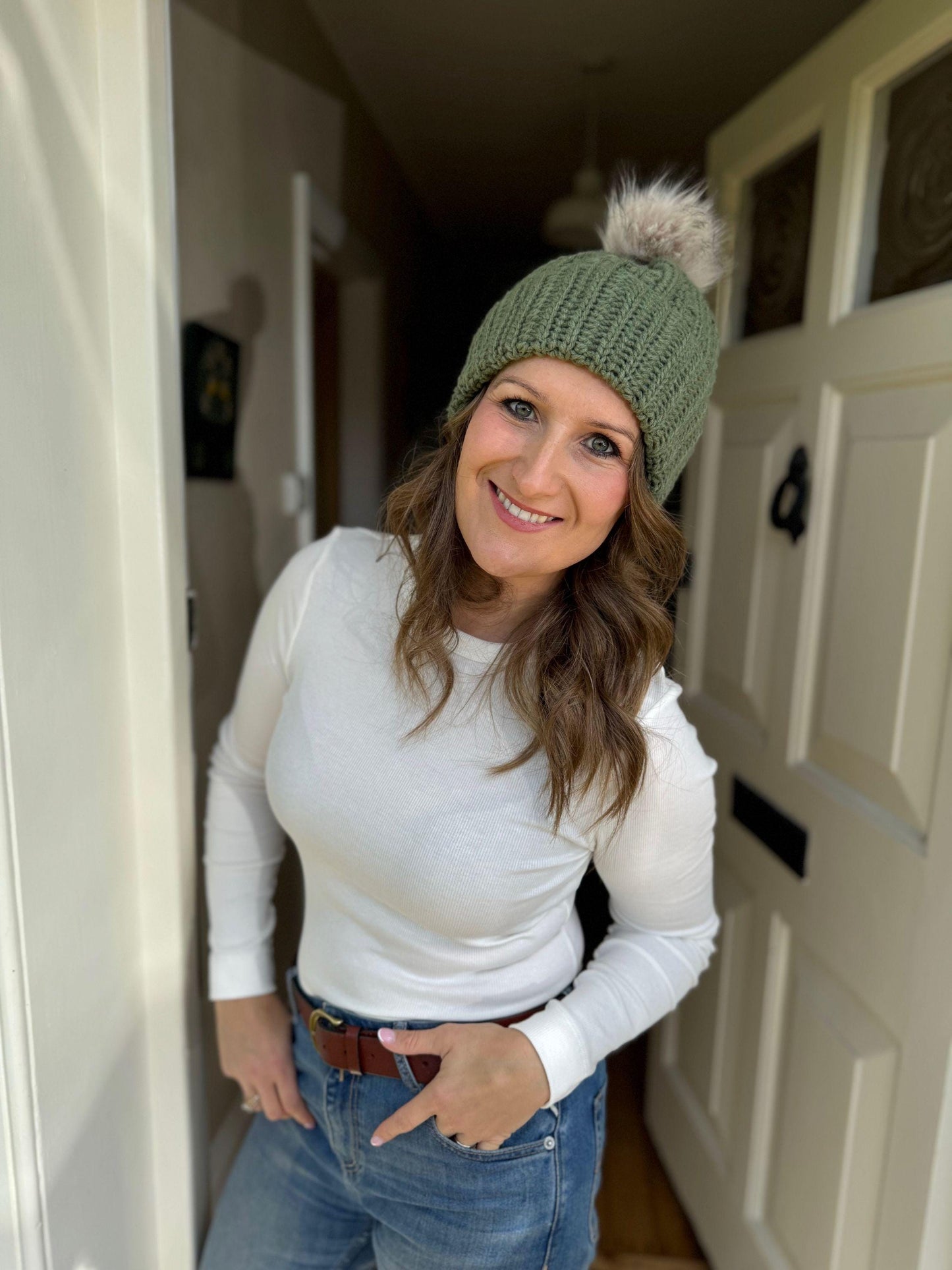 CROCHET PATTERN + VIDEO - Puff Stitch Hat Crochet Pattern | Worsted Weight Beanie 7 Sizes Baby to Adult | Quick Winter Gift or Market Seller