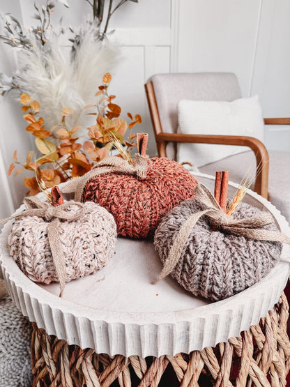 CROCHET PATTERN + VIDEO Crochet Pumpkin Pattern with Video Tutorial | Easy Fall Decor, Diy Wheat Stitch™ Pumpkin Crochet Pdf